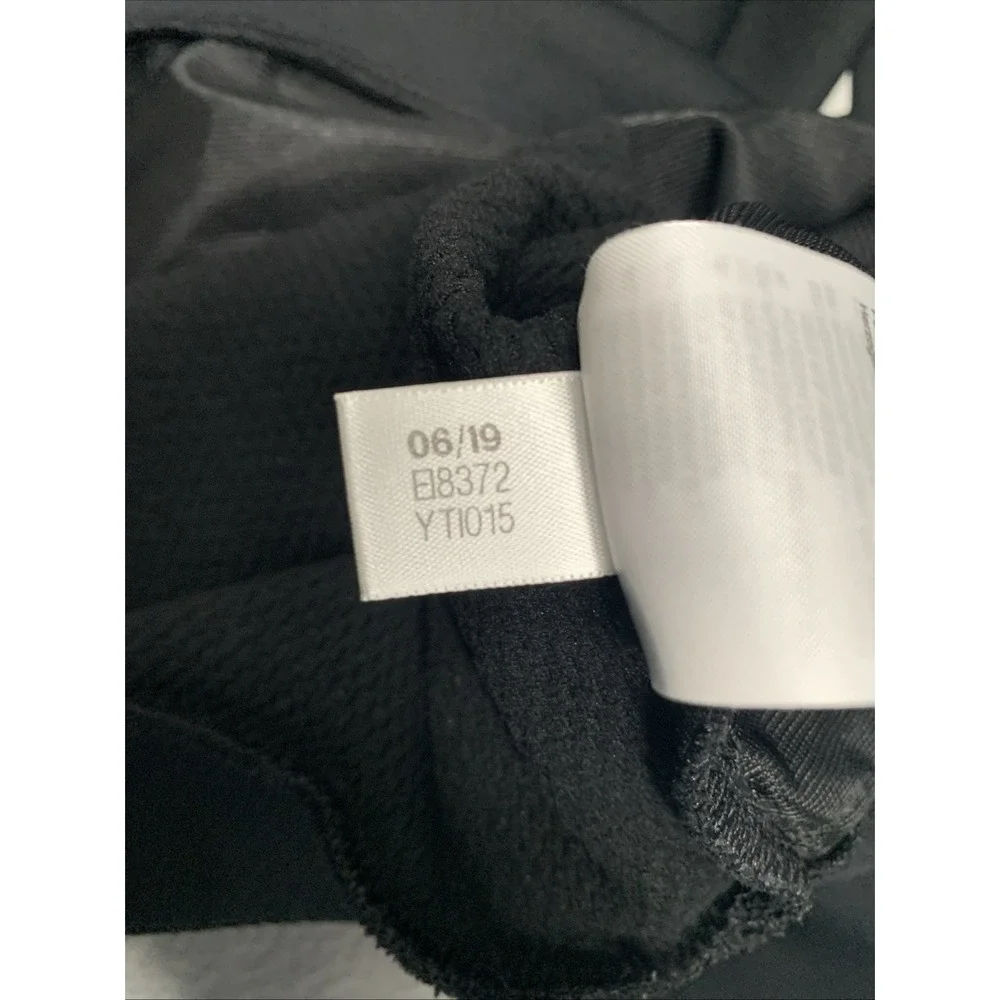 Adidas Mens Response 1/4 Zip Black Sweatshirt Large Wicking Quick Dry Activewear - Picture 12 of 14